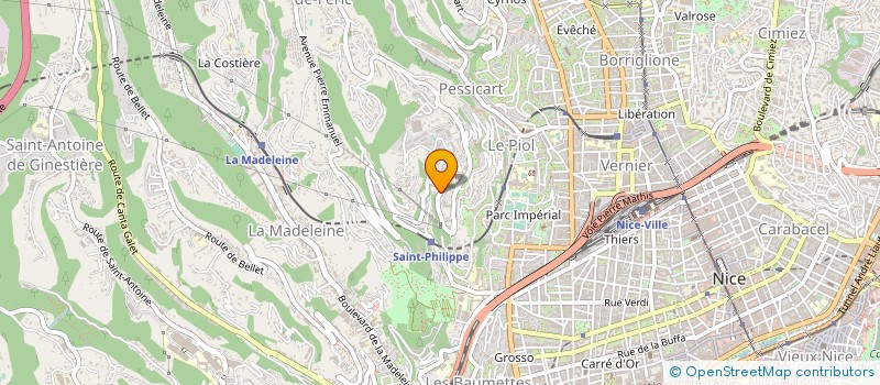 localisation de l'entreprise ELECTRO FROID à NICE