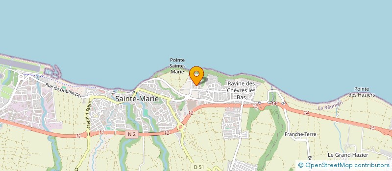 localisation de l'entreprise ELECTRO FROID SANITAIRE à SAINTE-MARIE