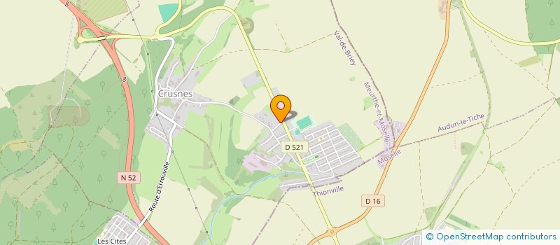 localisation de l'entreprise ELECTRO GARNIER  CRUSNES