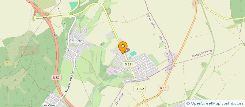 localisation de l'entreprise ELECTRO GARNIER SOCIETE NOUVELLE  CRUSNES