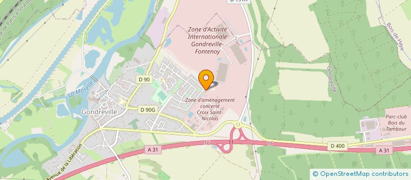 localisation de l'entreprise ELECTRO GAZ  GONDREVILLE