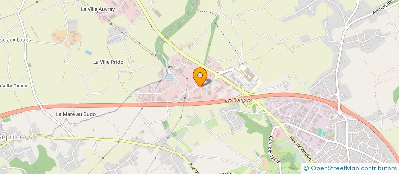 localisation de l'entreprise ELECTRO IMMO LOUDEAC  PLERIN