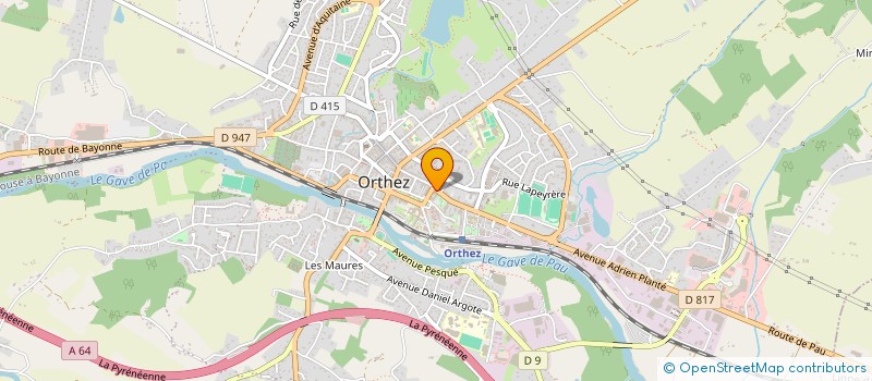 localisation de l'entreprise ELECTRO INJECTION BEARNAISE à ORTHEZ