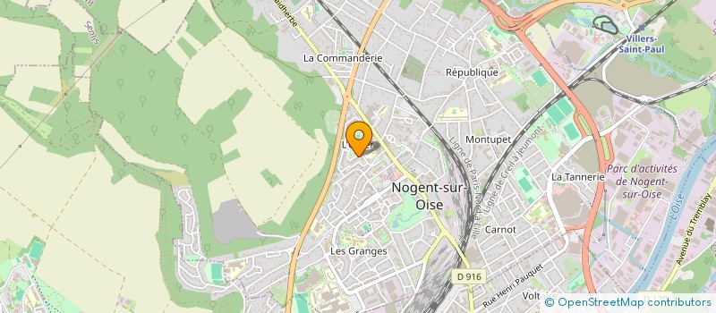 localisation de l'entreprise ELECTRO JET  NOGENT SUR OISE