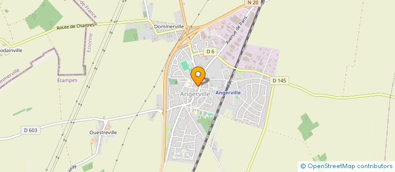 localisation de l'entreprise ELECTRO K'DO à ANGERVILLE