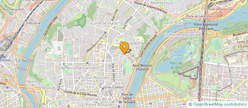 localisation de l'entreprise ELECTRO-LARGE à LYON
