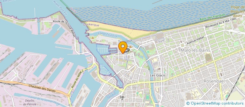 localisation de l'entreprise ELECTRO LIBRE à DUNKERQUE