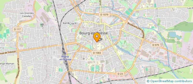 localisation de l'entreprise ELECTRO'LISE à BOURG-EN-BRESSE