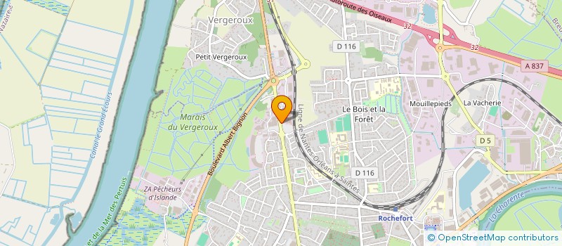 localisation de l'entreprise ELECTRO LOISIRS  ROCHEFORT