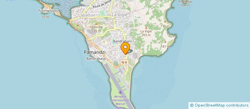 localisation de l'entreprise ELECTRO MAINTENANCE à PAMANDZI
