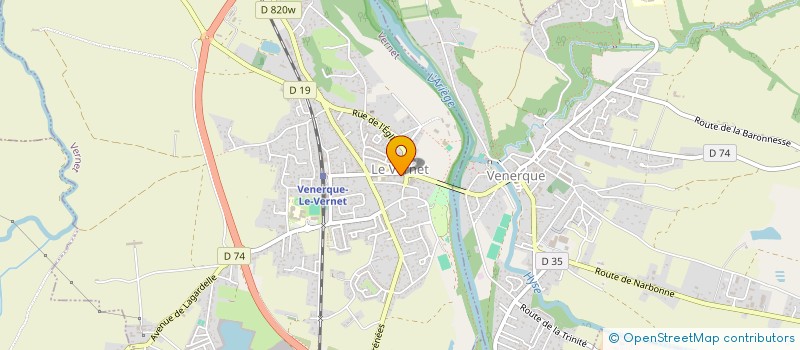 localisation de l'entreprise ELECTRO MATT'ERIEL  VERNET