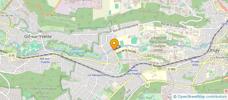 localisation de l'entreprise ELECTRO MECANIQ TOLERIE PRECIS à BURES-SUR-YVETTE