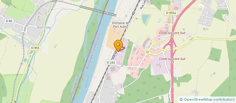 localisation de l'entreprise ELECTRO MECANIQUE DE BOURGOGNE à COSNE-COURS-SUR-LOIRE