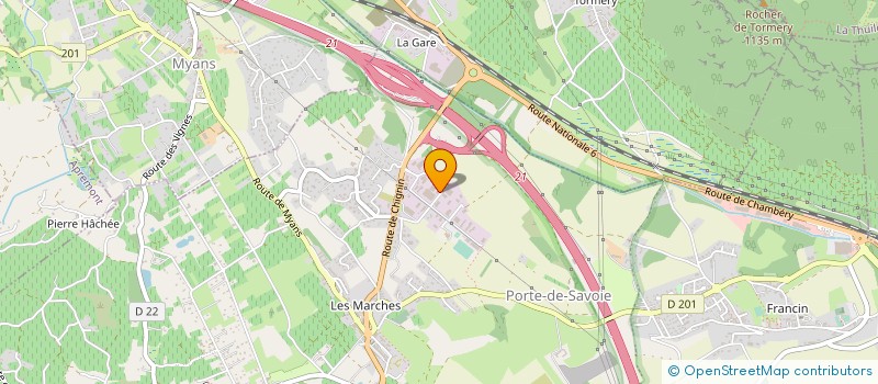 localisation de l'entreprise ELECTRO-MECANIQUE ISERE SAVOIE à PORTE-DE-SAVOIE