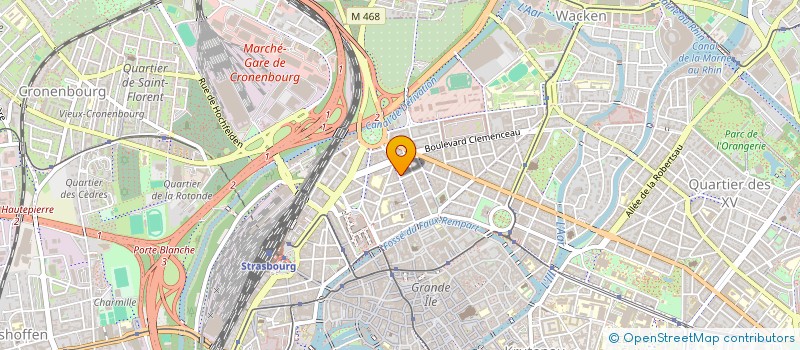 localisation de l'entreprise ELECTRO MENAGER SERVICE à STRASBOURG