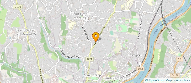 localisation de l'entreprise ELECTRO MESURES SYSTEMES SA à SAINT-CYR-AU-MONT-D'OR