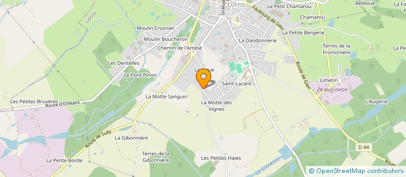 localisation de l'entreprise ELECTRO METAL à LORRIS