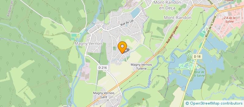 localisation de l'entreprise ELECTRO MEUBLE  MAGNY-VERNOIS