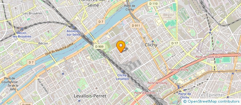 localisation de l'entreprise ELECTRO MICRO INFORMATIQUE ROUMOISE à CLICHY