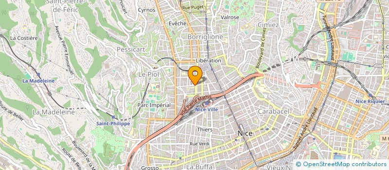 localisation de l'entreprise ELECTRO MOTEURS VERNIER à CAGNES-SUR-MER