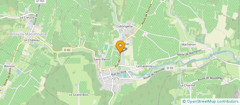 localisation de l'entreprise ELECTRO'NICO à LUGNY