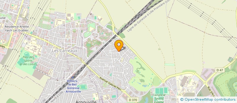 localisation de l'entreprise ELECTRO PLUS à GONESSE