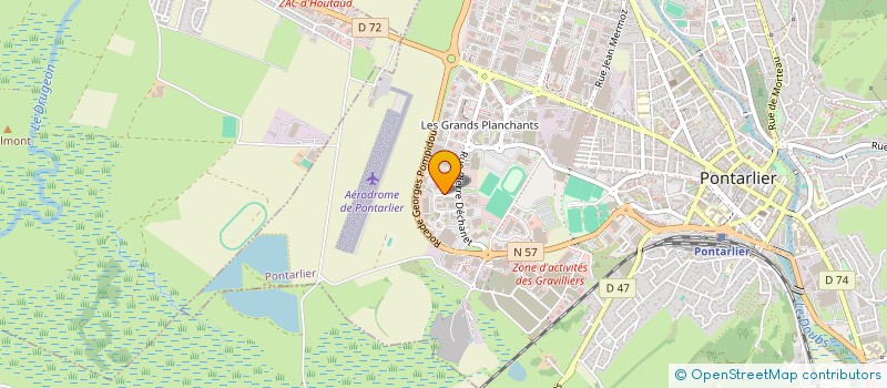localisation de l'entreprise ELECTRO PONT à PONTARLIER
