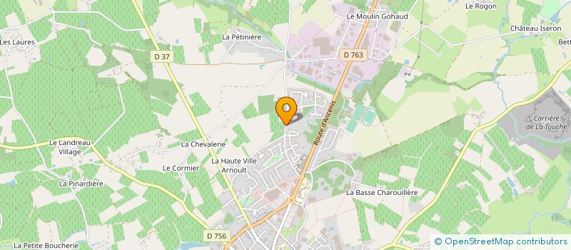 localisation de l'entreprise ELECTRO PRECISION à VALLET
