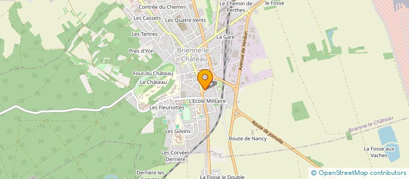 localisation de l'entreprise ELECTRO PRO à BRIENNE-LE-CHATEAU