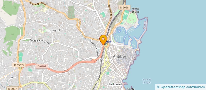 localisation de l'entreprise ELECTRO PRO  ANTIBES