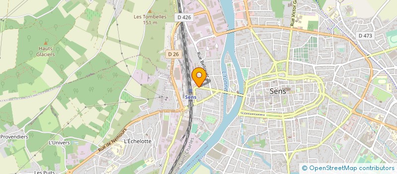localisation de l'entreprise ELECTRO-PROTECION-SONO-DISTRIBUTION à SENS