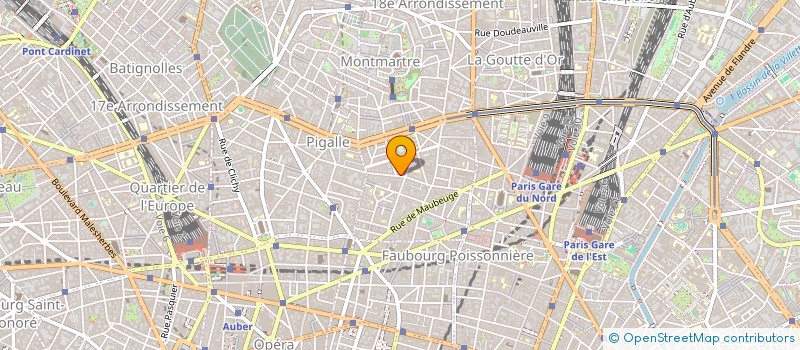 localisation de l'entreprise ELECTRO PUCE à PARIS