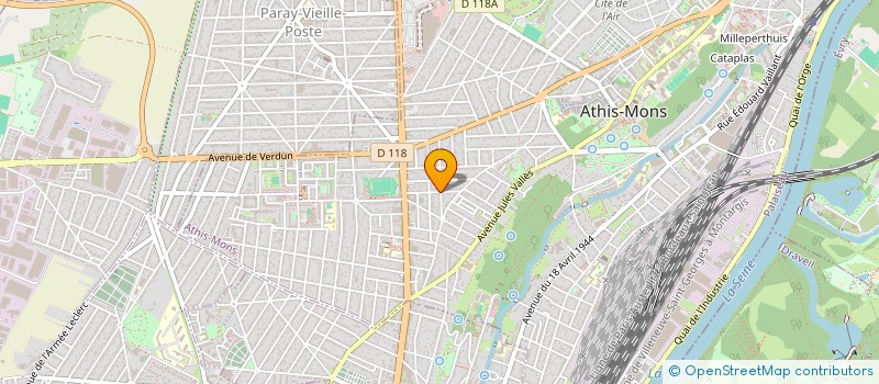 localisation de l'entreprise ELECTRO RENOV PRO  ATHIS-MONS