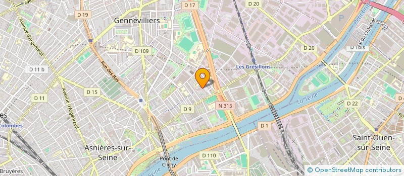 localisation de l'entreprise ELECTRO REPAR à GENNEVILLIERS
