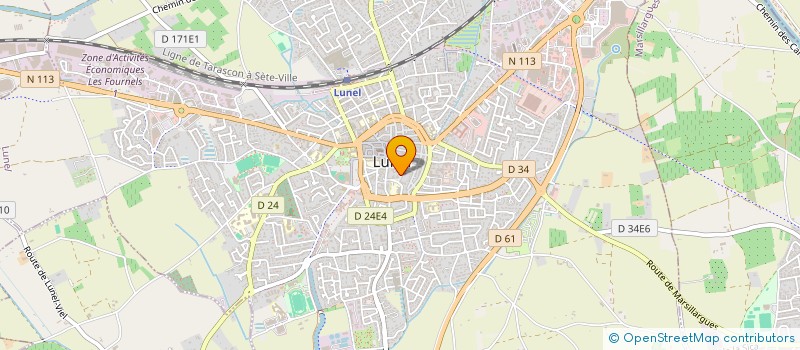 localisation de l'entreprise ELECTRO SAM  LUNEL