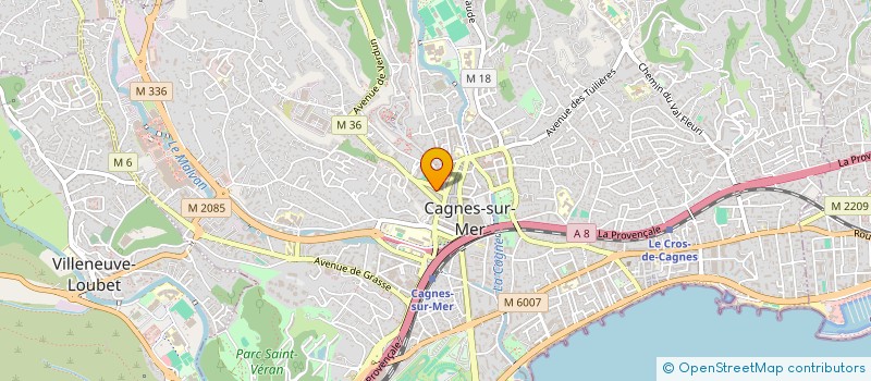 localisation de l'entreprise ELECTRO-SAT à CAGNES-SUR-MER