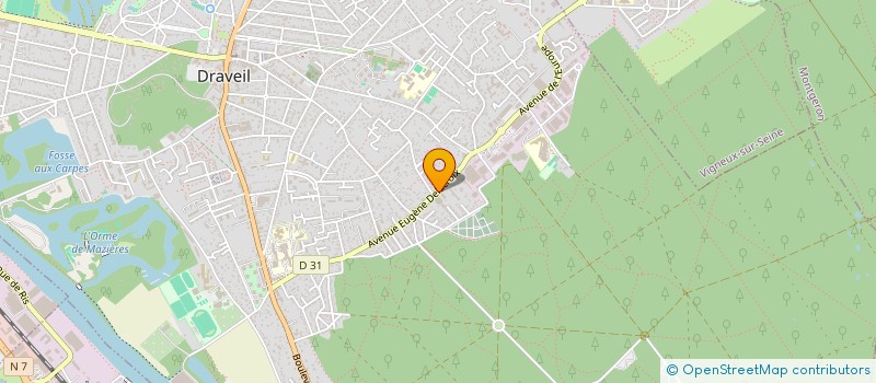 localisation de l'entreprise ELECTRO-SCAN à DRAVEIL
