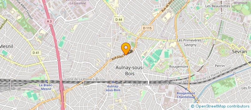 localisation de l'entreprise ELECTRO-SCOUNT à AULNAY-SOUS-BOIS
