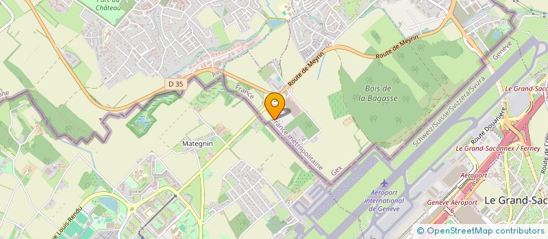 localisation de l'entreprise ELECTRO-SCULPT à FERNEY-VOLTAIRE