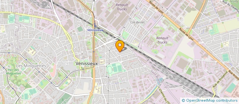 localisation de l'entreprise ELECTRO SECURITE MANSY à VENISSIEUX