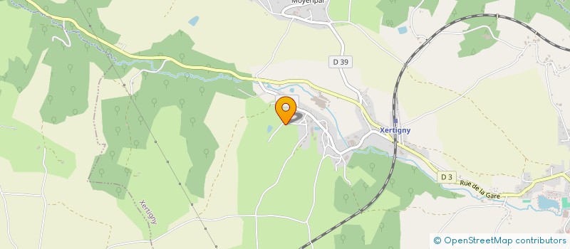 localisation de l'entreprise ELECTRO SERVICE  XERTIGNY