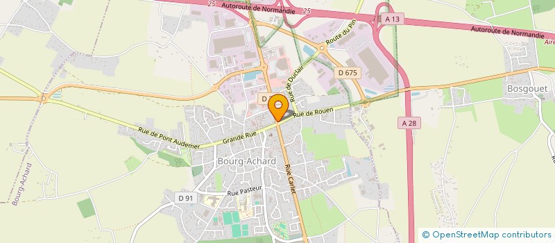 localisation de l'entreprise ELECTRO SERVICE à BOURG-ACHARD