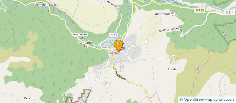 localisation de l'entreprise ELECTRO SERVICE DU CEZALLIER  ARDES