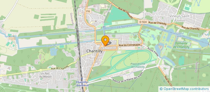 localisation de l'entreprise ELECTRO SHAPE à CHANTILLY