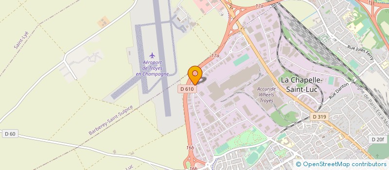 localisation de l'entreprise ELECTRO-SHOP TROYES  LA CHAPELLE-SAINT-LUC