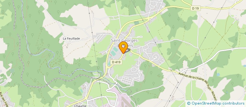 localisation de l'entreprise ELECTRO SOLAR  SAINT-GEORGES-DE-MONS