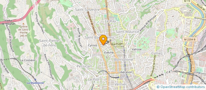 localisation de l'entreprise ELECTRO SON TELECOMMUNICATIONS  NICE