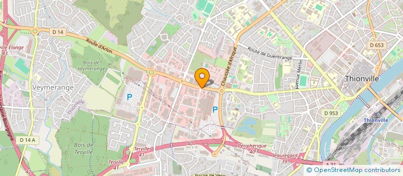 localisation de l'entreprise ELECTRO SPORT 3 à THIONVILLE