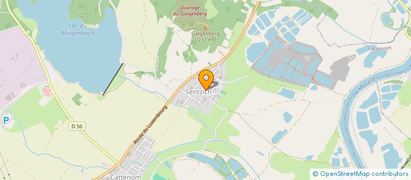 localisation de l'entreprise ELECTRO TECH SARL  CATTENOM