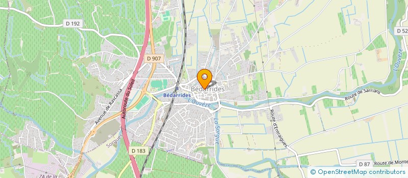 localisation de l'entreprise ELECTRO THERM à BEDARRIDES